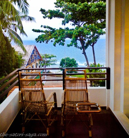 Balcony of hotel Thanal
